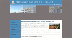 Desktop Screenshot of gnanajyothischool.com