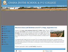 Tablet Screenshot of gnanajyothischool.com